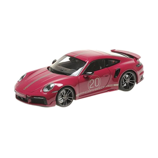 Porsche 911 Turbo S Coupe Sport Design 2021 grena- 1/18 Minichamps