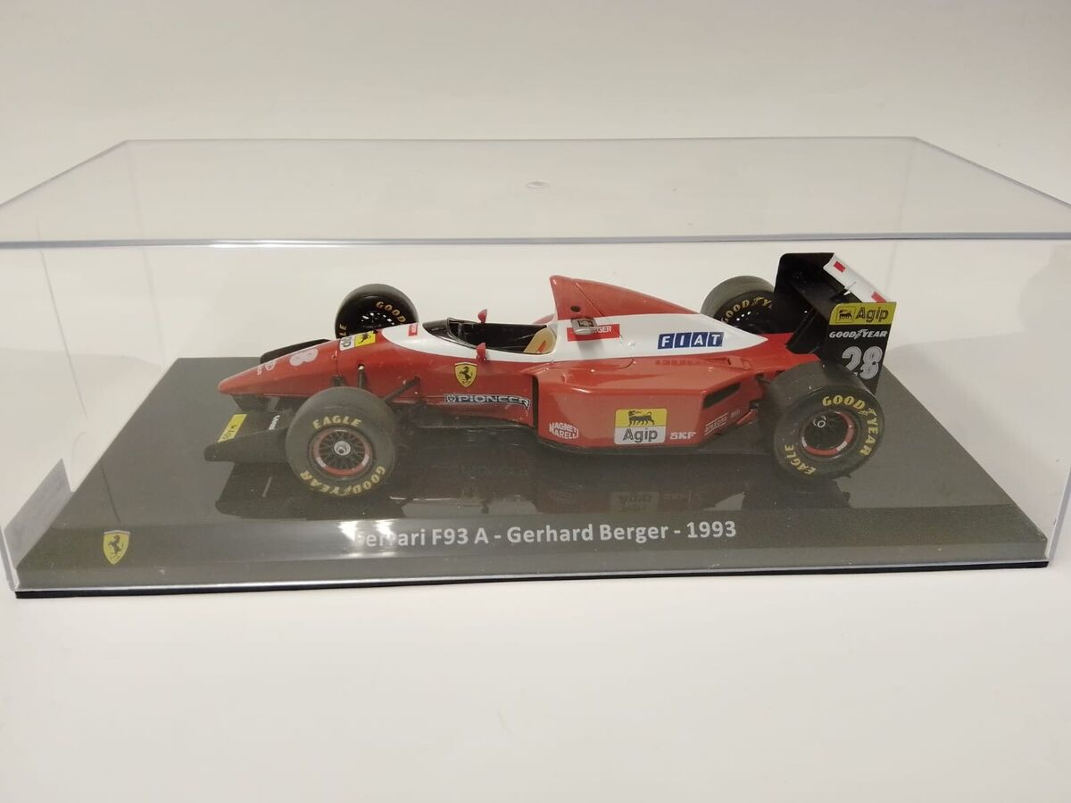 Formula 1 Ferrari F93 A - Gerhard Berger 1993 cu vitrina plexiglass #28 - 1/24 Altaya