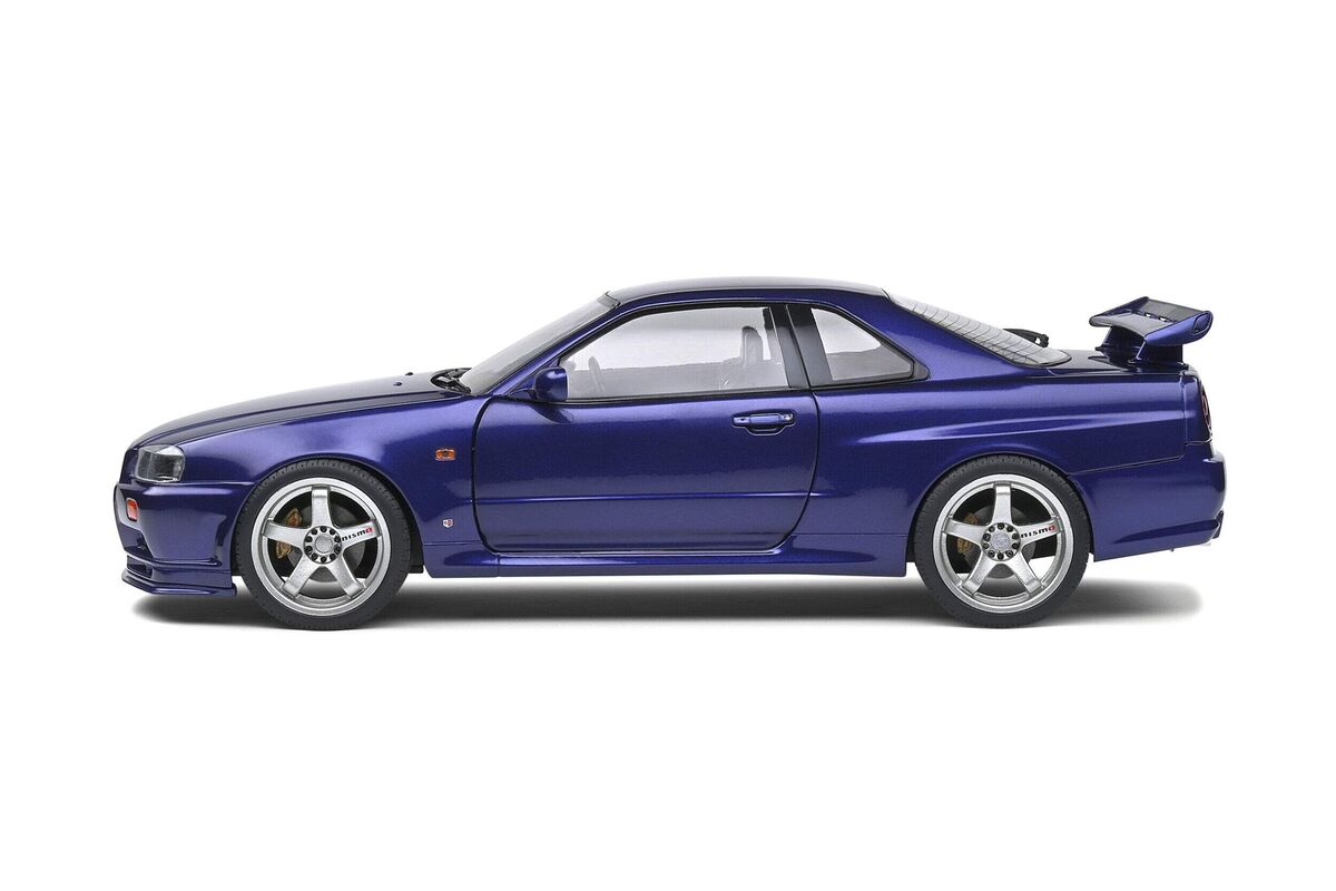 Nissan R34 GTR mov 1999 - 1/18 Solido