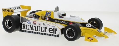 Formula 1 Renault RS10 #16 Great Britain GP 1979 Rene Arnoux - 1/18 Model Car Group