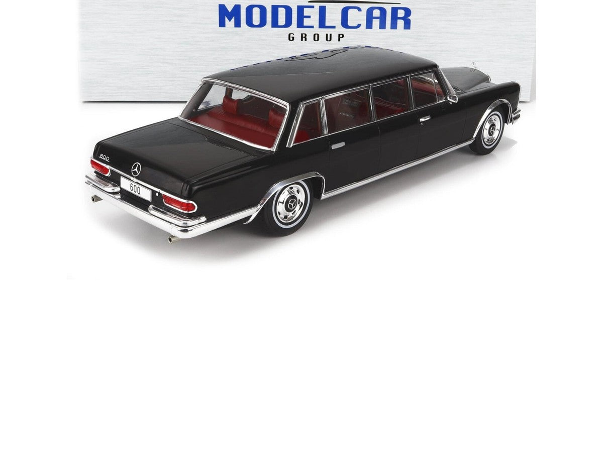 Mercedes-Benz 600 Pullman LWB W100 Year 1969 negru - 1/18 Model Car Group