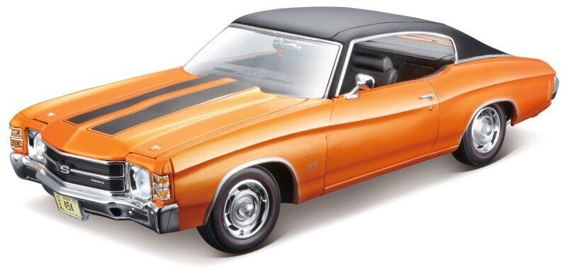 Chevrolet Chevelle SS 454 Sport 1971 portocaliu/negru - 1/18 Maisto