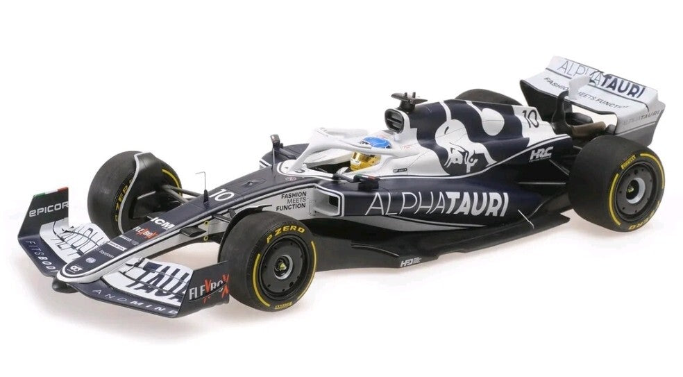 Formula 1 Scuderia Alpha-Tauri AT03 Pierre Gasly Bahrain GP 2022 - 1/18 Minichamps