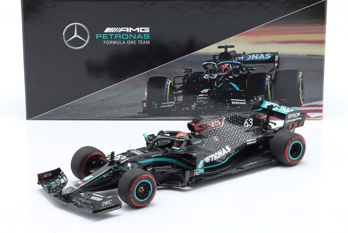 Formula 1 George Russell Mercedes-AMG F1 W11 #63 Sakhir GP 2020 1/222pcs - 1/18 Minichamps