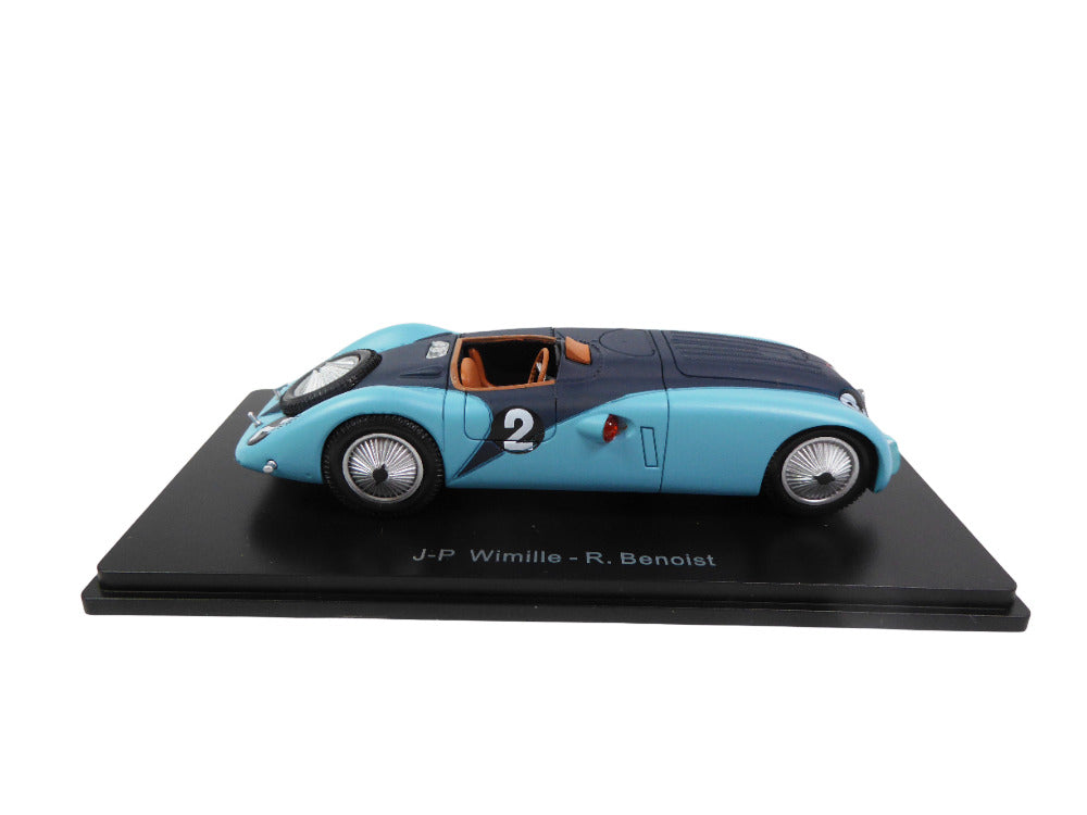 Bugatti 57 G Winner Le Mans 1937 cu vitrina plexiglass - 1/43 Spark