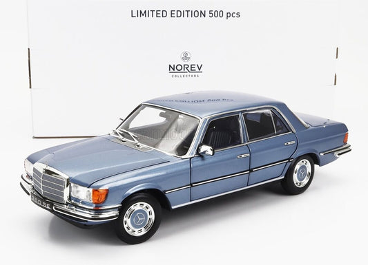 Mercedes-Benz 350 SE 1973 albastru 500pcs - 1/18 Norev