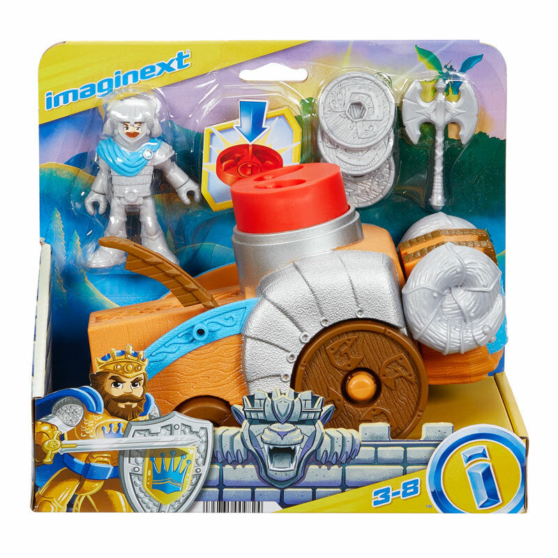 Figurina cavaler cu accesorii si vehicul - Imaginext