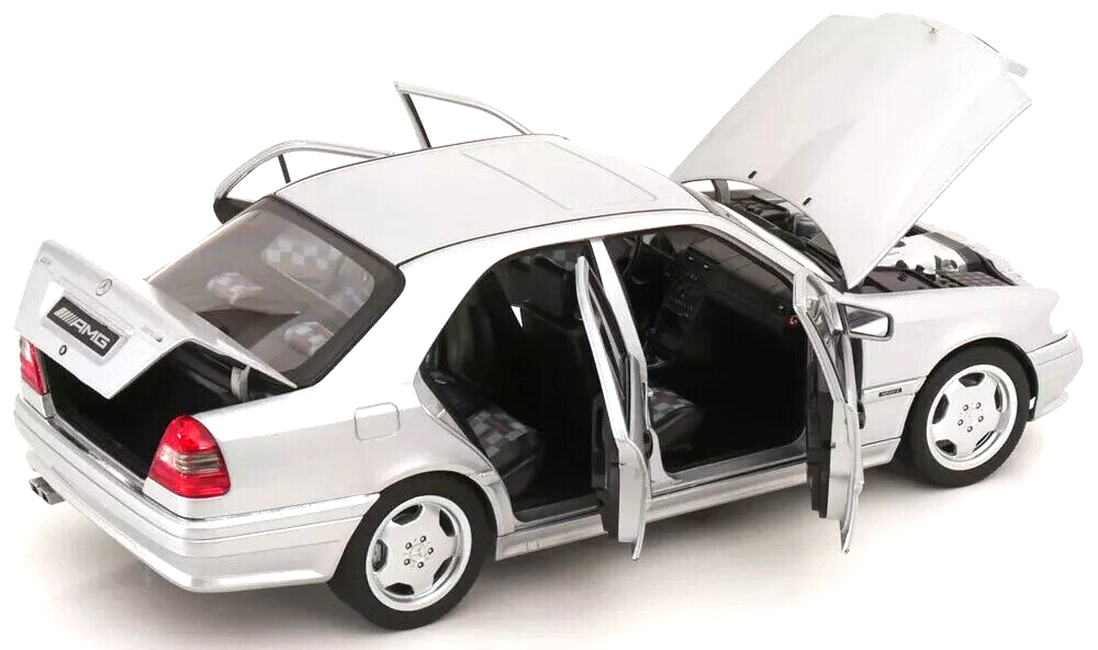 Mercedes-Benz C36 AMG 1993 argintiu - 1/18 Norev