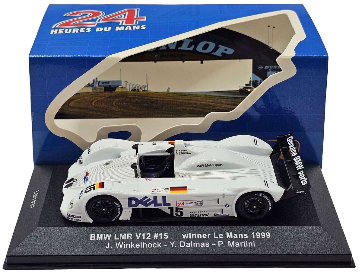 BMW Lmr V12 #15 Winner Le Mans 1999 cu vitrina plexiglass - 1/43 Ixo Models