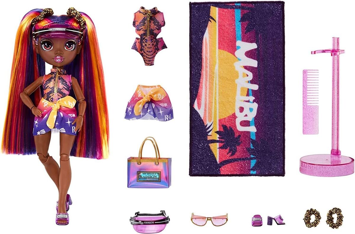 Papusa Rainbow High Pacific Coast - Phaedra Westward 28cm