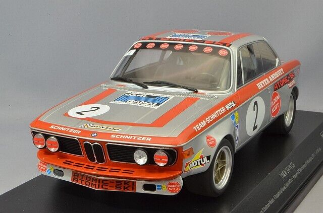 BMW 2800 CS Team Schnitzer-Motul Fitzpatrick/Heyer/Stommelen Winners GP Tourenwagen Nurburgring 1972 No.2  1/300pcs - 1/18 Minichamps