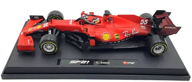 Formula 1 Ferrari SF21 Carlos Sainz #55 - 1/18 Bburago