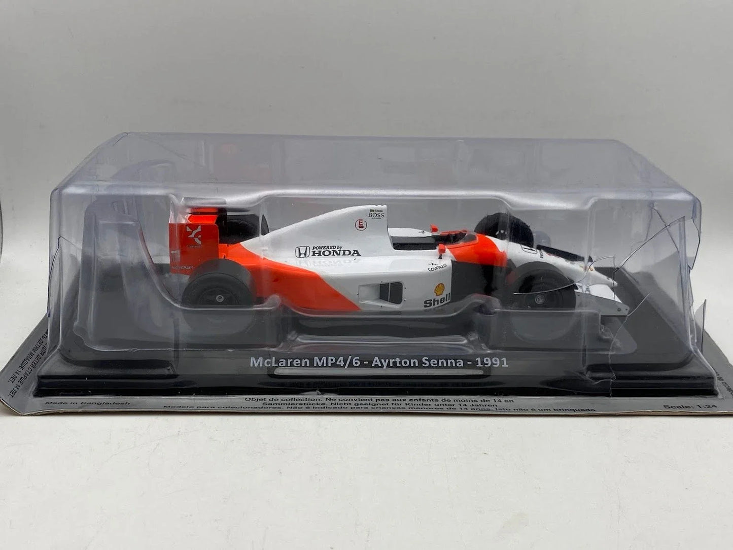 Formula 1 Mclaren MP4/6 Ayrton Senna 1991 - 1/24 Altaya