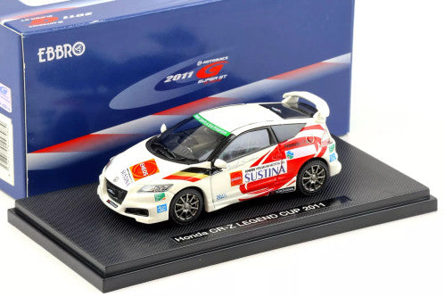 Honda CR-Z Legend Cup 2011 alba cu vitrina - 1/43 Ebbro
