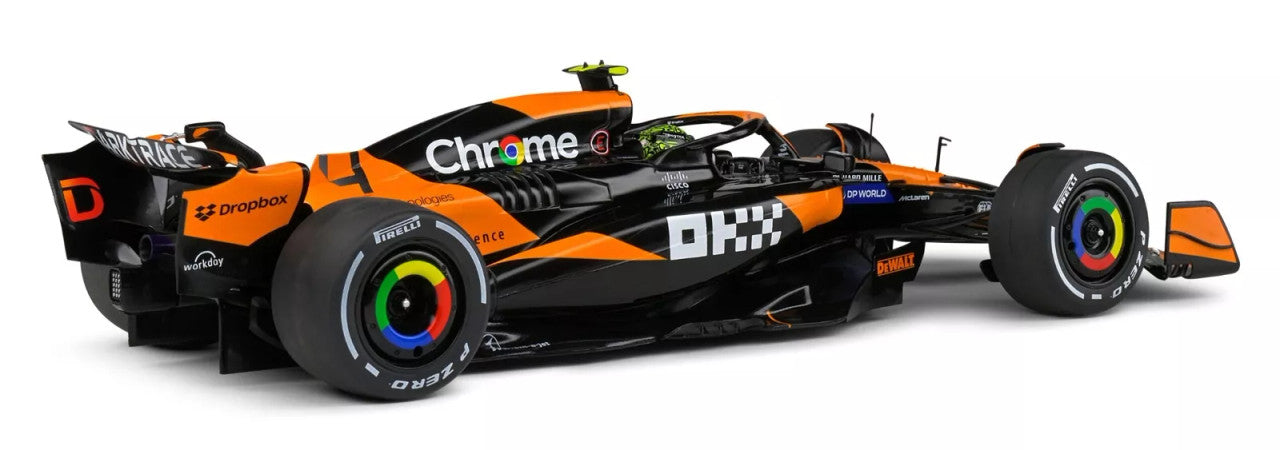 Formula 1 Mclaren F1 Team MCL38 Miami GP 2024 Lando Norris #4 -  1/18 Solido