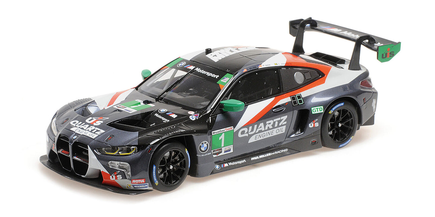 BMW M4 GT3 #1 12h Sebring IMSA 2022 Paul Miller Racing 1/300pcs - 1/18 Minichamps