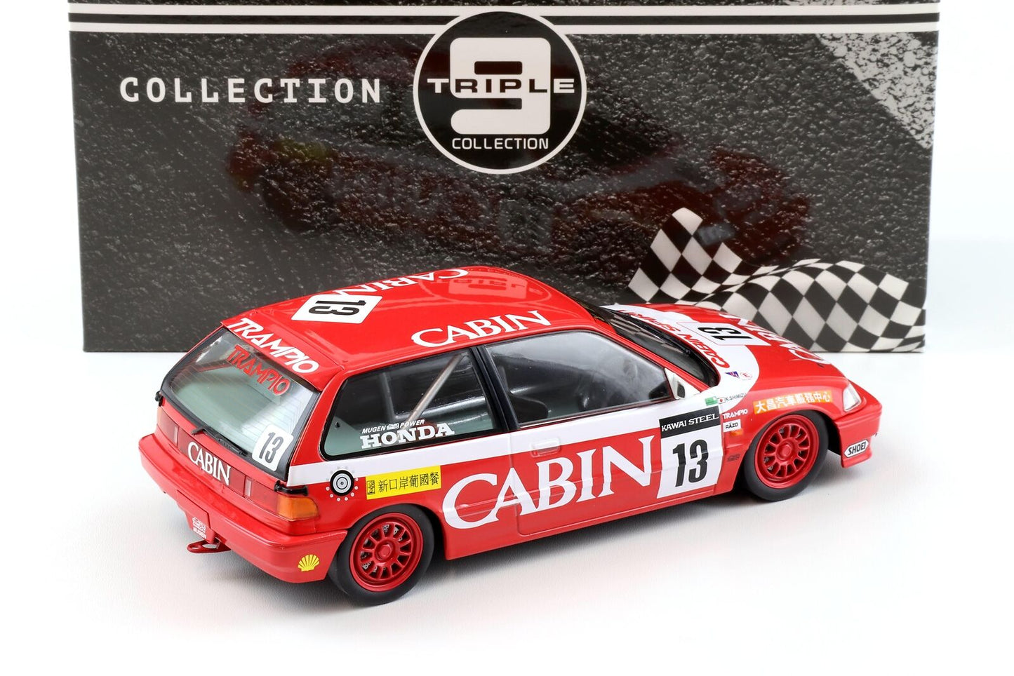 Honda Civic EF3 #13 Team Cabin Macau GP 1988 - 1/18 Triple9