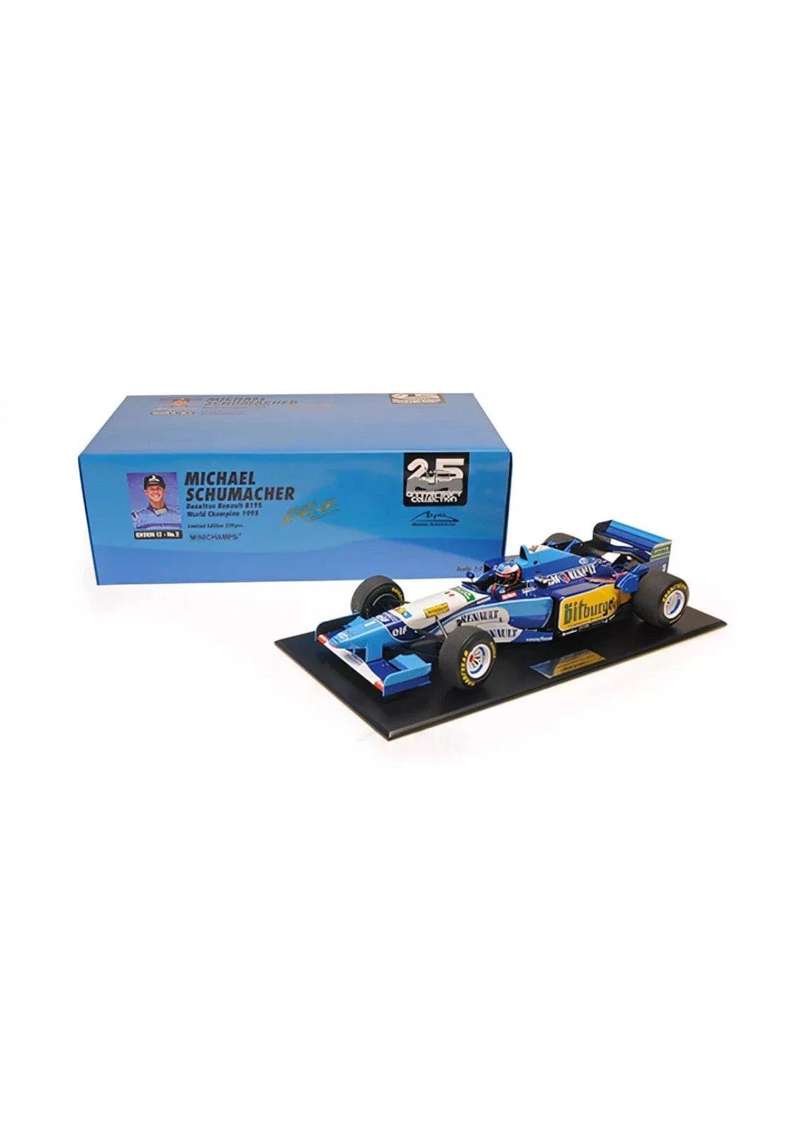 Formula 1 M. Schumacher Benetton B195 #1 Formula 1 World Champion 1995 Nr.143/230pcs - 1/12 Minichamps