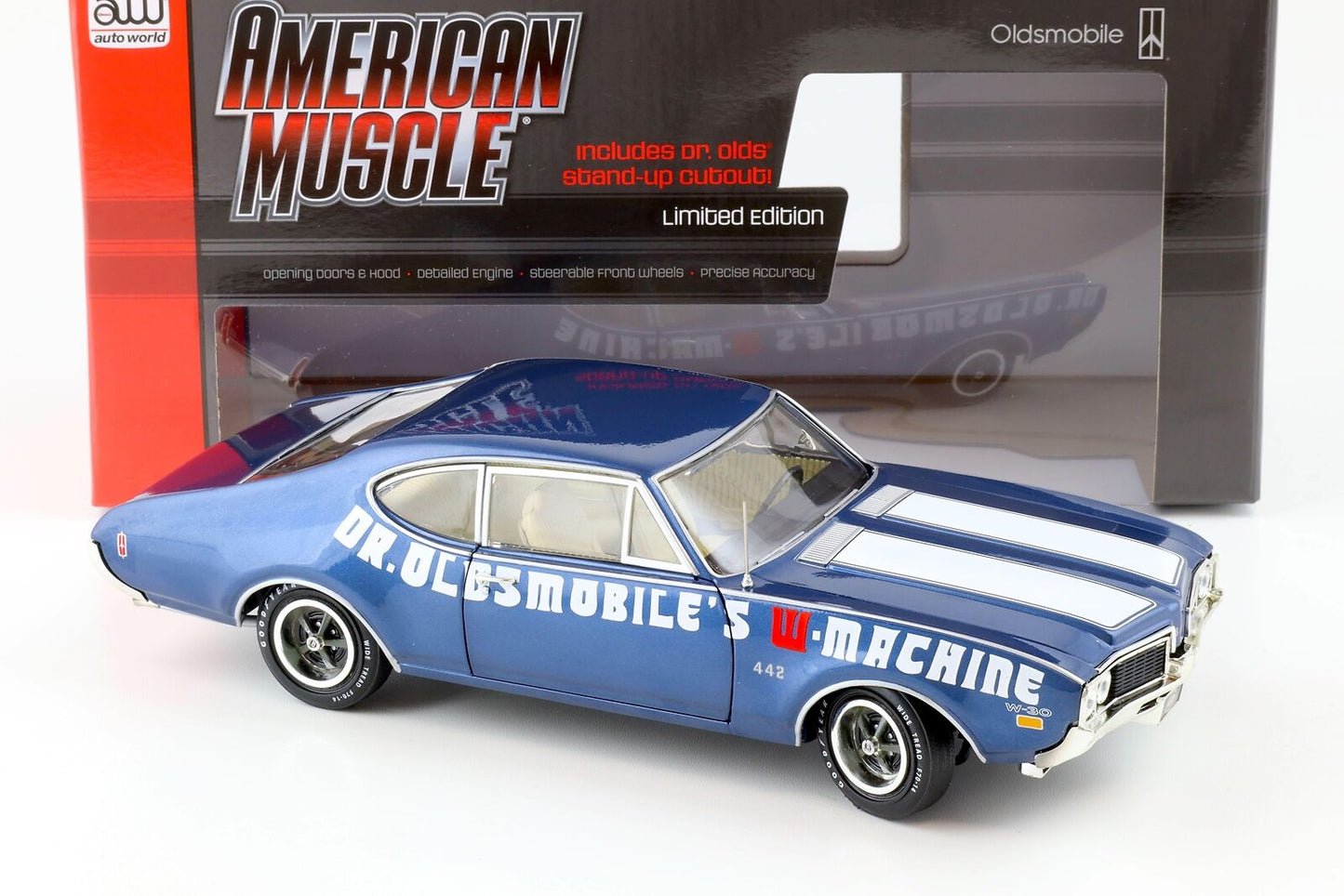 Oldsmobile 442 w-30 1969 - 1/18 AutoWorld
