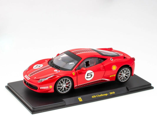 Ferrari 458 Challenge 2010 #5 cu vitrina - 1/24 Bburago
