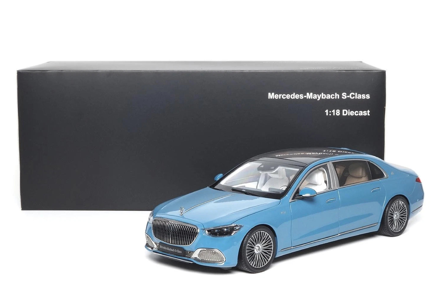 Mercedes-Maybach S-Class 2021 vintage blue - 1/18 Almost Real
