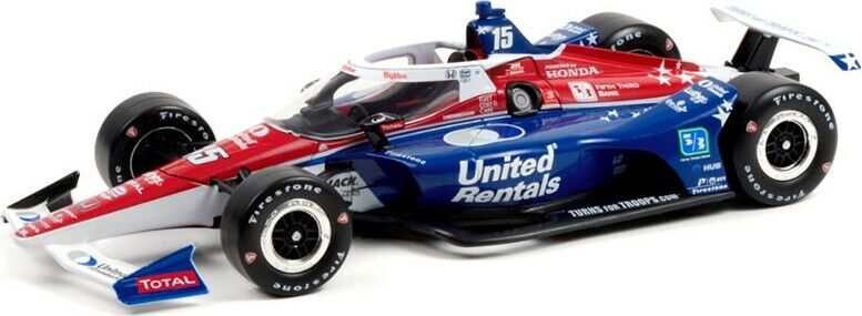 Formula 1 Indycar Series #15 Graham Rahal - 1/18 GREENLIGHT (LIMITED EDITION)