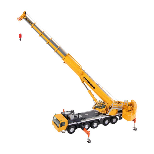 Macara Liebherr LTM1250-5.1 Mobile crane Fujimoto yellow / black - 1/50 NZG