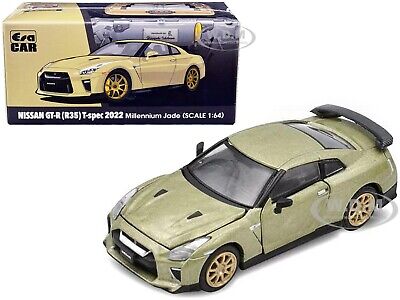 Nissan GT-R R35 t-spec 2022 millennium jade - 1/64 EraCar