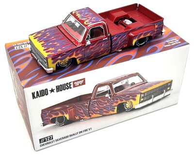 Chevrolet Silverado Dually on fire V1 - 1/64 KAIDO HOUSE by Mini GT