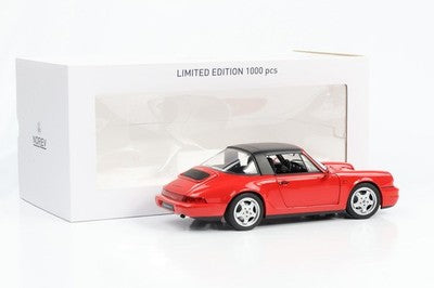 Porsche 911 Carrera 4 targa 1990 rosu - 1/18 Norev
