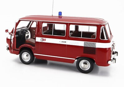 Fiat 850 Familiare Vigili Del Fuoco 1970 rosu - 1/18 Mitica