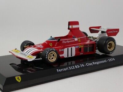 Formula 1 Ferrari 312 B3-74 Clay Regazzoni 1974 #11 cu vitrina - 1/24 Altaya