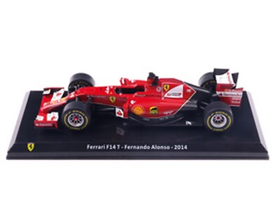 Formula 1 Ferrari F14 T Fernando Alonso 2014 cu vitrina - 1/24 Altaya