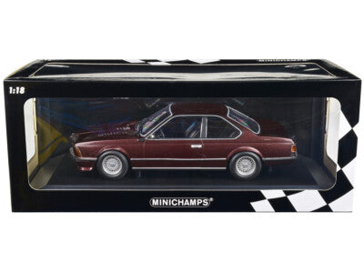 BMW 635 CSi 1982 rosu inchis metalic - 1/18 Minichamps