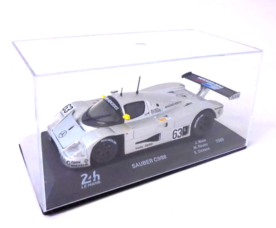 Sauber C9/88 #63 1989 cu vitrina plexiglass - 1/43 Altaya