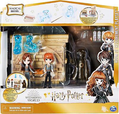 Set de joaca Harry Potter - Magical Minis, Ron Weasley si Hermione Granger in Camera Necesitatii