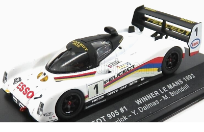 Peugeot 905 #1 Winner Le Mans 1992 cu vitrina plexiglass - 1/43 Ixo Models