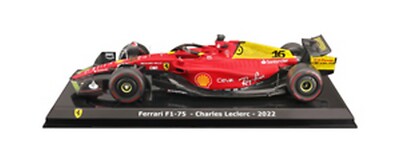 Formula 1 Ferrari F1-75 Charles Leclerc 2022 #16 cu vitrina - 1/24 Altaya