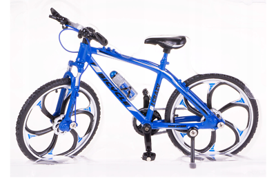 Bicicleta Mountain Bike albastra 17cm ICRAZY - 1/10 Altaya