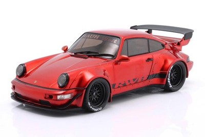 Porsche 911 (964) RWB rosu metalic - 1/18 Solido
