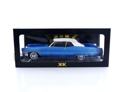Cadillac De Ville Covertible cu soft top 1967 bleu/alb - 1/18 KK-Scale