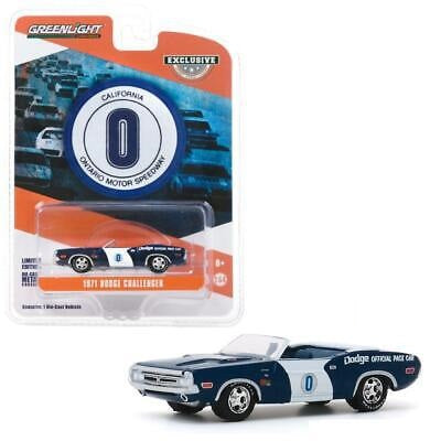 Dodge Challenger 1971 Ontario Motor Speedway California "0" - 1/64 Greenlight