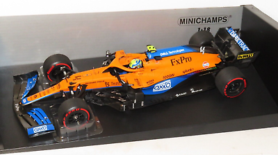 Formula 1 McLaren MCL35 Lando Norris #4 pole position russian GP 2021 - 1/18 Minichamps
