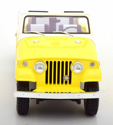 Jeepster Commando Convertible galben - 1/18 Bos Models