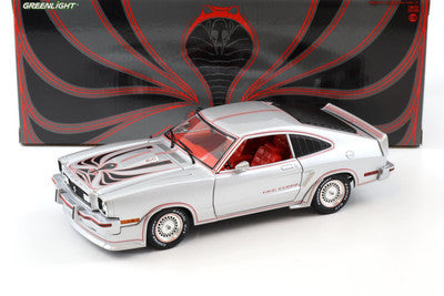 Ford Mustang 2 King Cobra 1978 argintiu - 1/18 Greenlight