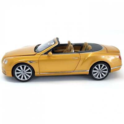 Bentley Continental GT Convertible 2016 Sunburst Gold RHD - 1/18 Paragon