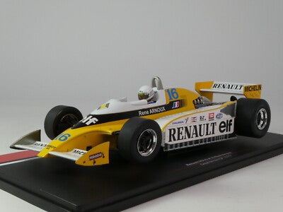Formula 1 Renault RS10 #16 Great Britain GP 1979 Rene Arnoux - 1/18 Model Car Group