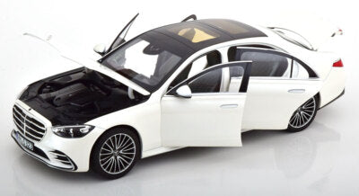 Mercedes-Benz S-Class AMG-Line 2021 alb metalic 1/500pcs - 1/18 Norev