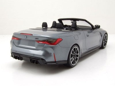 BMW M4 Cabrio 2021 gri 1/402pcs - 1/18 Minichamps
