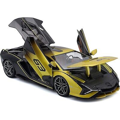 Lamborghini Sian galben/negru - 1/18 Bburago